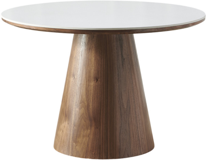 트리몬 TM03 포세린 오크 월넛 원형 750 850 1000 1100 1200 세라믹식탁, 월넛(진한색), 4인용