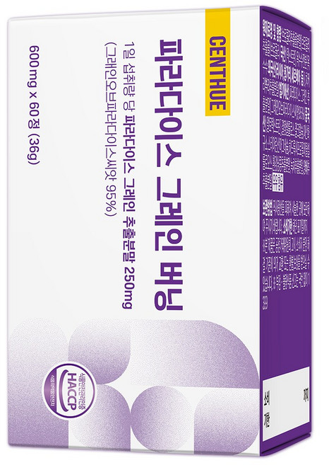 센트휴 파라다이스 그레인 버닝, 1개, 60정