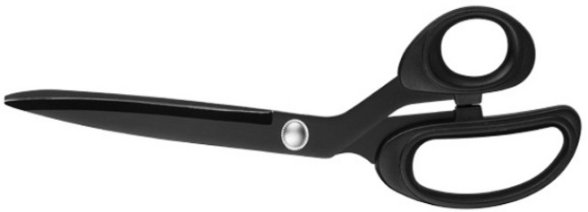 프리미엄 재단 가위 10호 25cm, 블랙, 1개