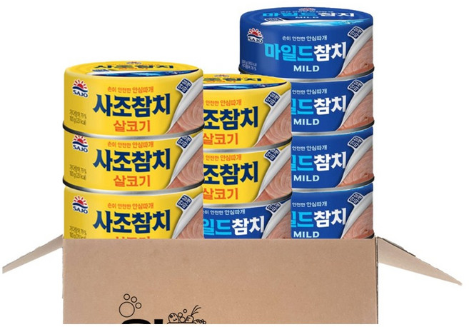 사조 살코기 참치 100g 5개 + 마일드 참치 100g 5개, 1세트