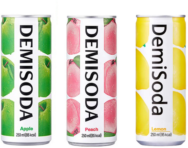 동아 데미소다 250ml 애플10캔＋피치10캔＋레몬10캔/탄산음료