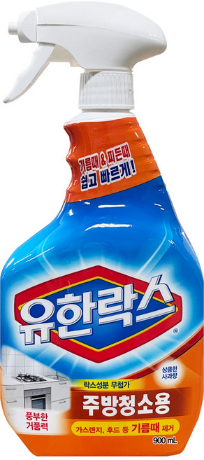 유한락스 주방청소용, 900ml, 1개