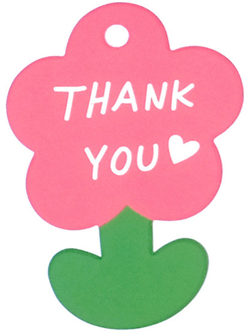 感謝卡 小卡 謝謝你, 小花－Thank you, 50個裝
