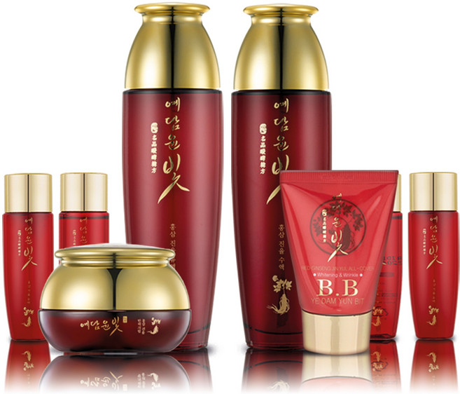 예담윤빛 홍삼 4종 여성 기초 세트 사포닌 한방 주름개선 미백 기능성, 1세트