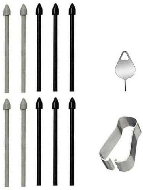 삼성 갤럭시 탭 S9 울트라/탭 플러스/탭 FE 모든 버전용 스타일러스 S펜 교체 팁/펜촉 + 도구 5개 (S9/S9+/S9 울트라/S9 5개)