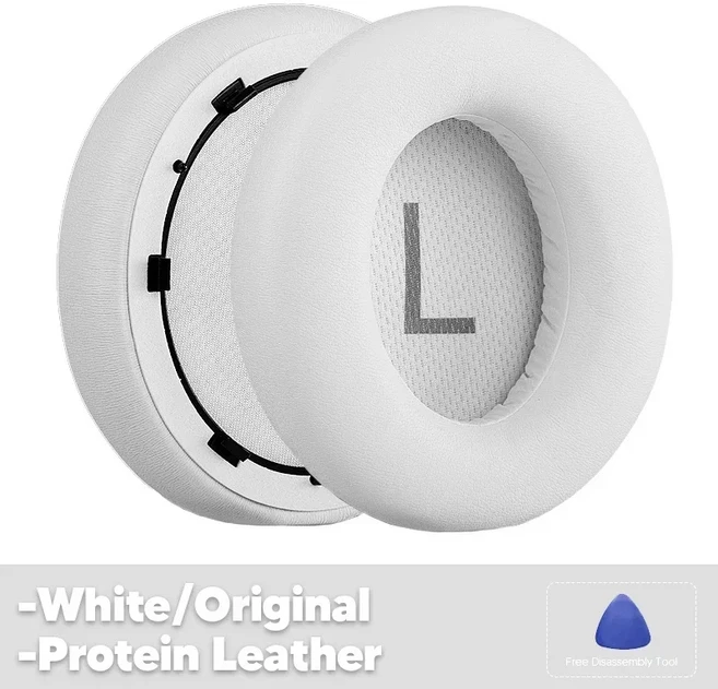 Anker Soundcore Life Q45 BT 무선 헤드폰 액세서리 이어 쿠션 수리 부품 폼용 교체 패드, 02 Protein Leather1