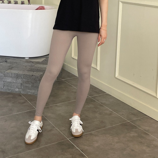 디아미뇽 여성용 디아 오드람 하이웨스트 9부 레깅스