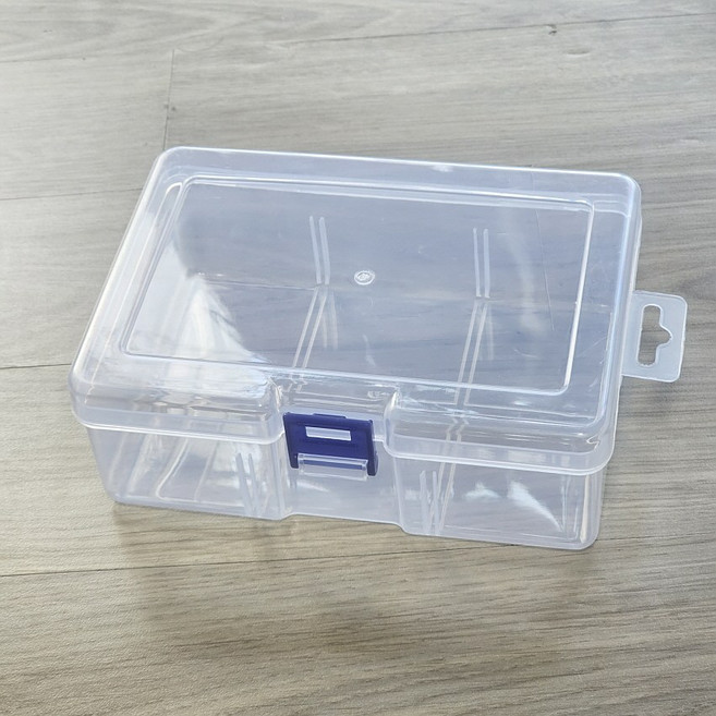플라스틱 수납함 케이스 소품정리함 포카케이스 16.3cm*11.6cm*5.7cm, 5개, 투명