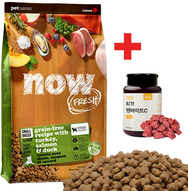 [+사은품] 나우 프레쉬 그레인프리 스몰브리드 시니어, 1개, 9.98kg, 칠면조