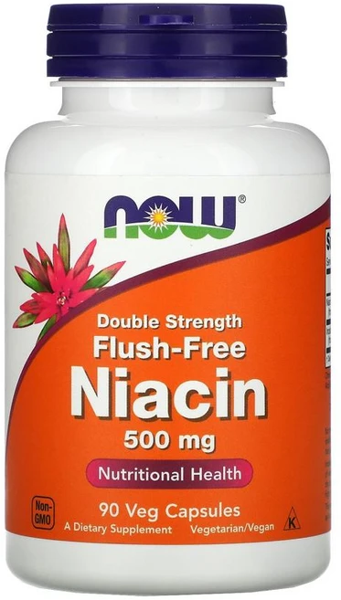 나우푸드 니아신 나이아신 비타민B 500mg 베지 180캡슐 이노시톨 함유, 1개, 180정 - 쿠팡