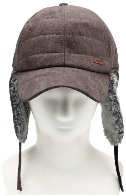 라파클럽 스웨이드 귀달이 볼캡 방한모자 겨울모자