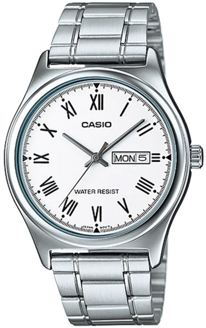 카시오 아날로그 스탠다드 남성 메탈 38mm 명품 시계 MTP-V006D-7BUDF / CASIO