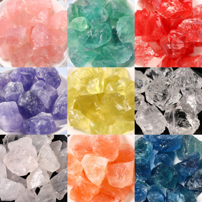 [드그라쎄] 디퓨저 만들기 재료 - 디퓨저 크리스탈 스톤 (22mm-35mm), 옐로우, 1kg, 1개, 무향