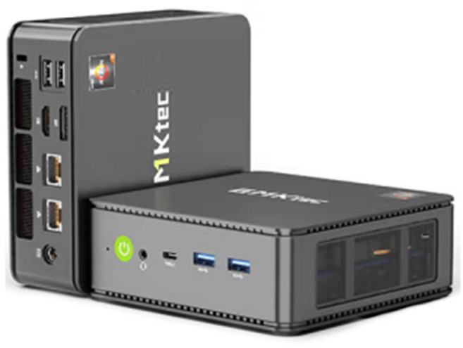 [CTK] 극마커 GMK M5PLUS 미니PC R7 5825U 8핵 16코어 고성능, 윈도우 11 홈, 0GB, 0GB, 블랙