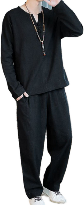 셀럽당 생활한복 어른한복 면 마 다복 세트 남성복