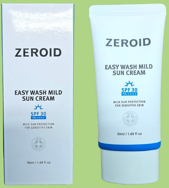 [제로이드] 이지 워시 마일드 선크림 SPF30/PA++++ 50ml, 1개