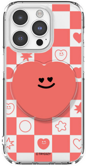 헤이 퓨어 세이프 올커버 아크릴톡 아이폰15 휴대폰 케이스