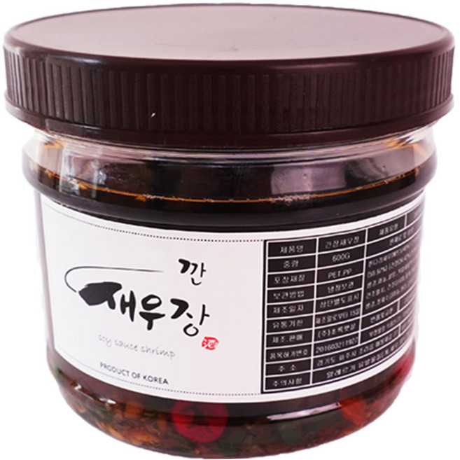 수라예찬 간장 깐새우장, 1개, 600g