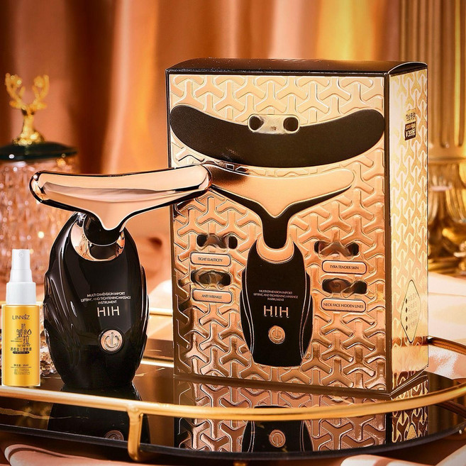 새벽남자 EMS괄사 셀프 리프팅 근육 안마기, 1개, 30ml 주름개선 에센스 블랙 전동 레벨 1