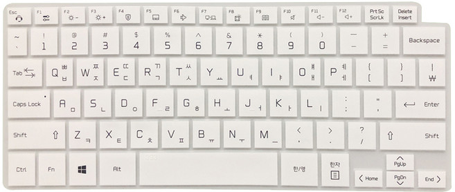 국내생산 LG 14Z90U 14Z95U 14ZD90U 14ZD95U 용 문자인쇄컬러키스킨, 1개, 화이트