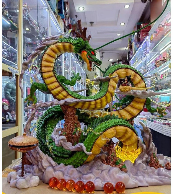 드래곤 볼 피규어 용과 작은 손오공 애니메이션 캐릭터 2 차원 만화 장식 생일 선물 남자 친구, 1개