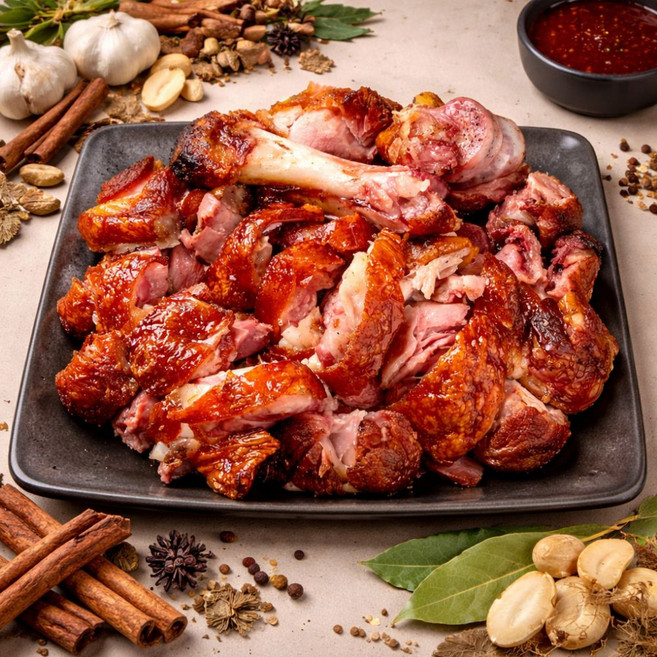 [재구매율1위] 독일 족발 슈바인 학센 한방 프리미엄 돼지족발 앞다리 디아머스, 4개, 900g