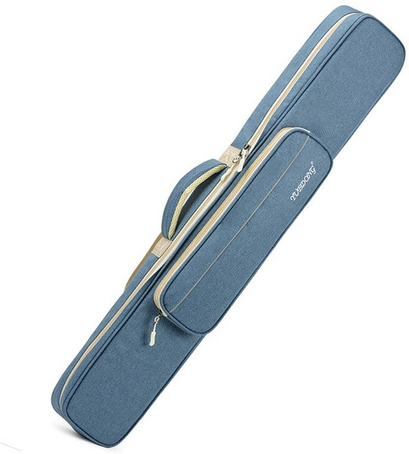플루트 가방 플룻가방 고급 관악기 클라리넷 보호용, 1개, 90cm 7개 블루