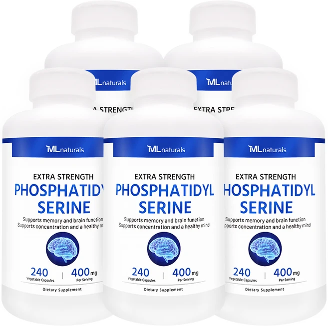 마이라이프 내추럴스 포스파티딜세린 400mg, 240정, 5개 - 쿠팡