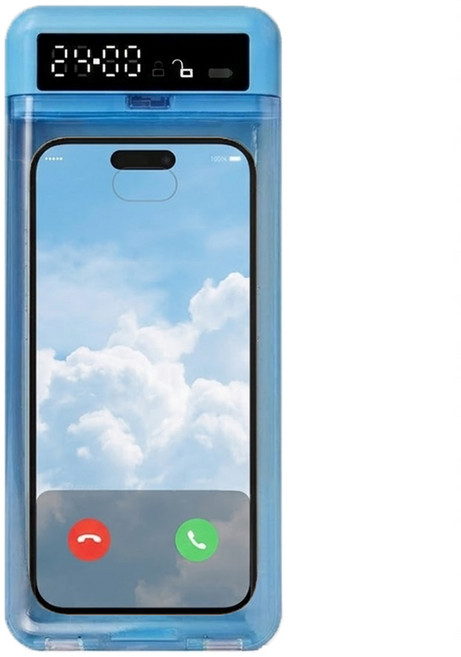 스마트폰 자율관리 타이머 락박스 금욕상자 핸드폰 감옥, 블루, 1개