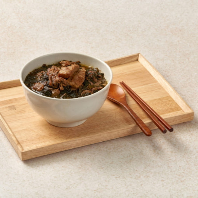 [늘안암 한우미역국 단품] 국내산 최고급 투뿔 NO9등급 한우로만 만든 정성가득한 소고기미역국(840g 대용량), 1개, 840g