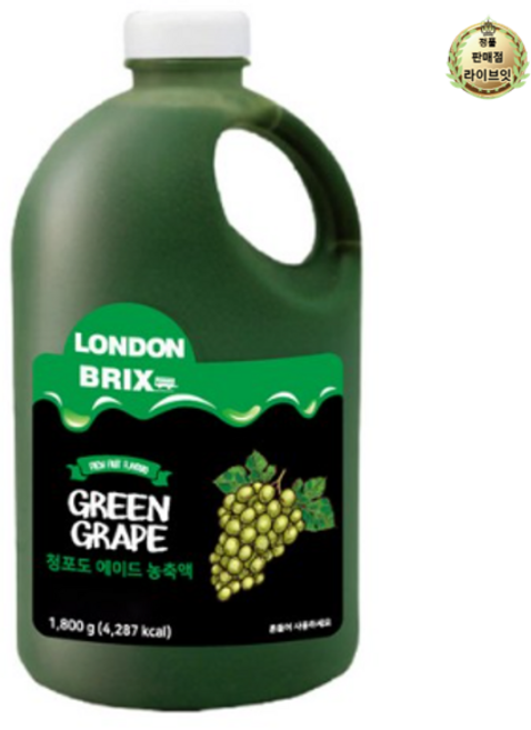 씨앤비에프 청포도 액상 (1000ml x 12개) 1박스, 1.5L, 4개