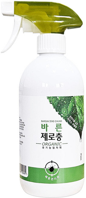 바른 제로충 플러스 화분 식물 관리제 천연 친환경 보호제 유기농업자재, 1개, 500ml