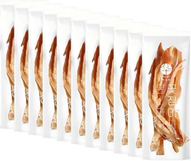 화접항 허니촉촉 꽃징어가 온다 바베큐오징어, 25g, 10개