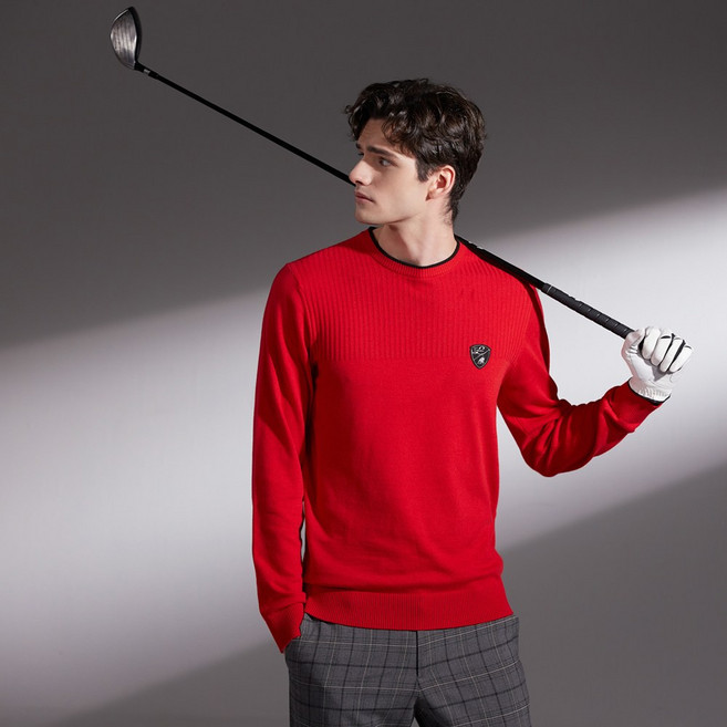 남성 스윙 니트 골프웨어 남자니트 겨울티셔츠 크리스마스 데이트룩 남자니트 남성니트 남성골프티셔츠 남자골프티셔츠