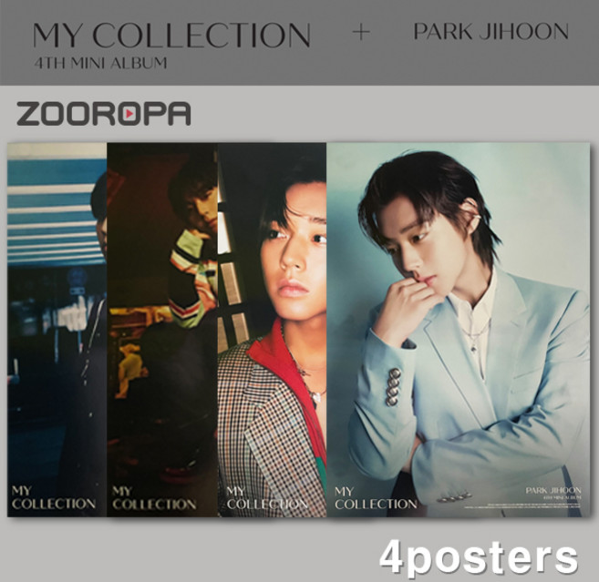 [4포스터] 박지훈 미니앨범 4집 My Collection (브로마이드4장+지관통)