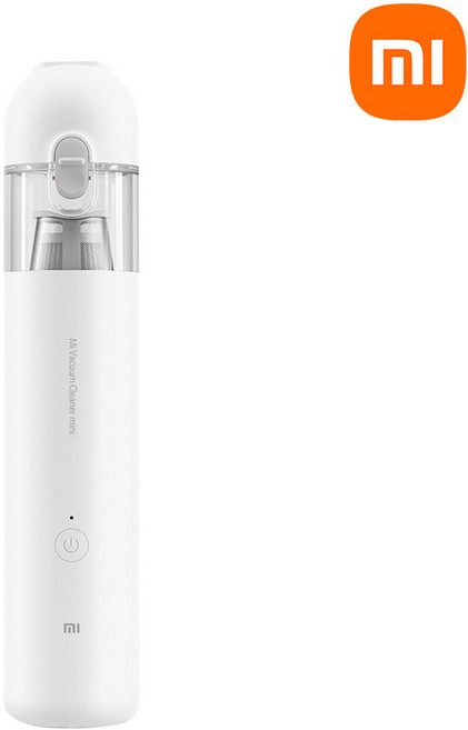 샤오미 Mi 미니 휴대용 차량용청소기 무선 실내 가정용 강력흡입 키보드 캠핑카 집들이선물, SSXCQ01XY, 화이트
