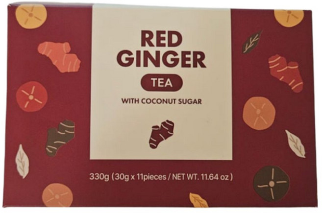 세람비 보타니 레드진저 생강차 인도네시아산 원물 사용 / 건강차 / 진한 풍미, 2g