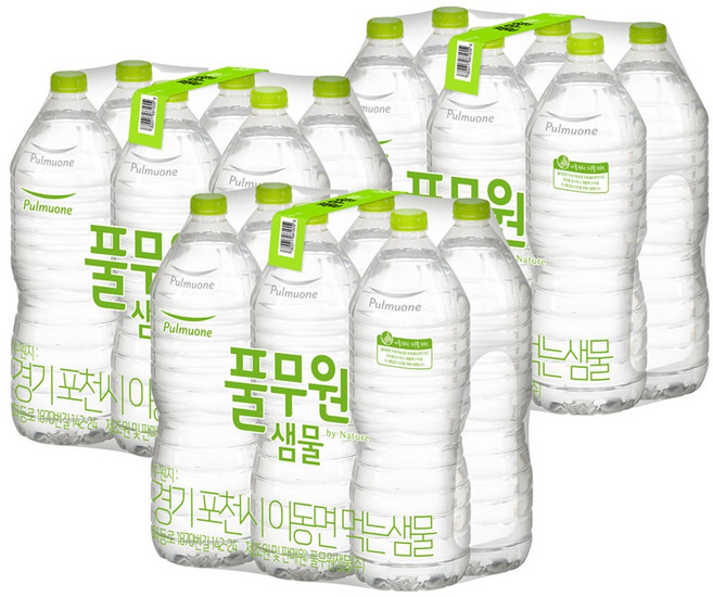 풀무원 샘물 2L x 18pet, 18개