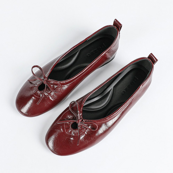 페조 여성 발편한 리본 플랫 발레리나 단화 PZYJ866-10