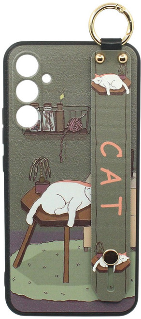 신서엔코 갤럭시 케이스 일러스트 핸드 스트랩 핸드폰케이스