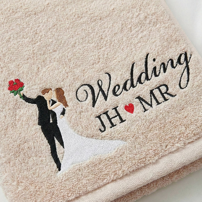 송월타월 웨딩 결혼 수건 답례품 고희 돌잔치 백일 30수 130g, 라벤더핑크, 25개