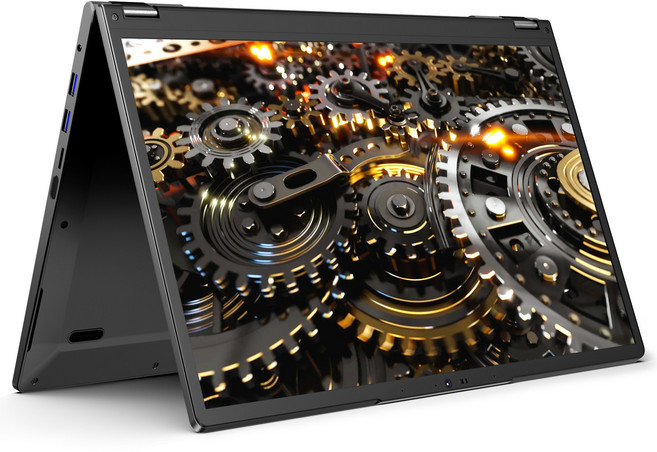 JUMPER 노트북 2-in-1 15.6인치 접이식 터치스크린 i3 프로세서 128GB SSD 8GB RAM 지문인식 WiFi6 Windows 11 home, JUMPER J1 SEUN2011, WIN11 Home, 8GB, 검정색