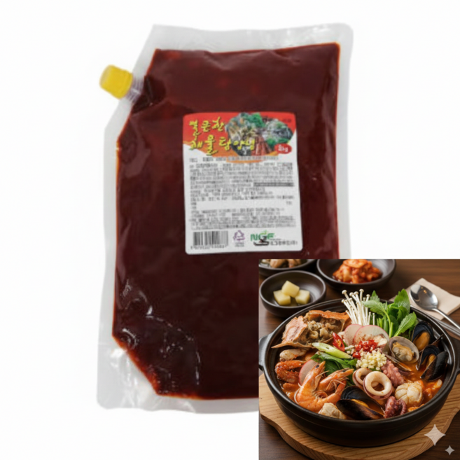 뉴그린 얼큰한 해물탕양념2kg 1개, 2kg