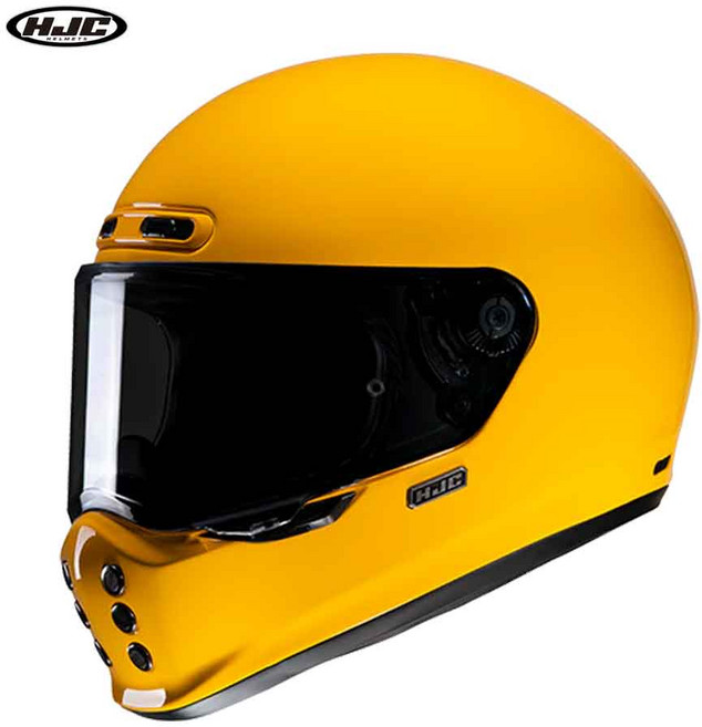 HJC 풀페이스 헬멧 딥옐로우 V10 SOLID DEEP YELLOW, S (55-56)