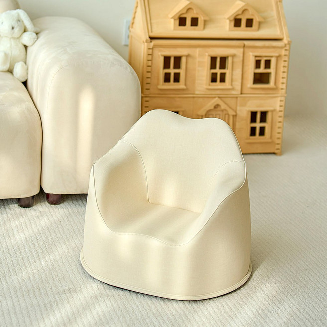 리에또베이비 포유 모던쇼파 1인용-모던크림 유아소파, 모던 크림 1인용