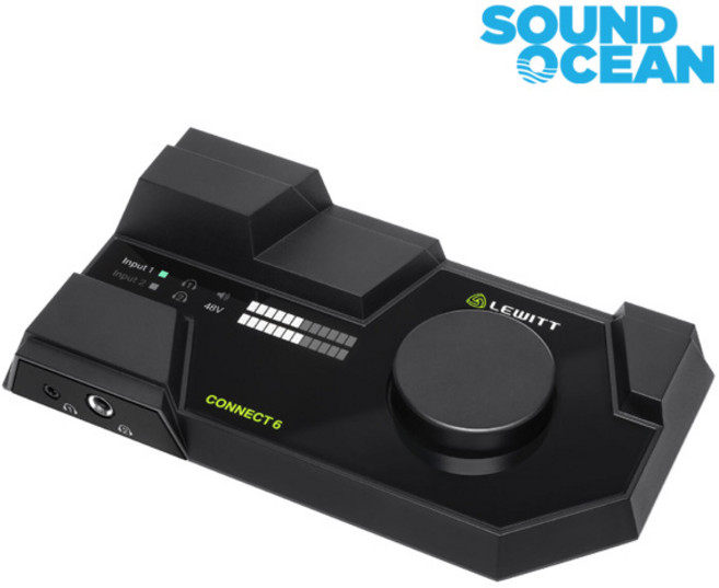 LEWITT 르윗 USB 오디오 인터페이스, CONNECT 6 (커넥트6), 1개
