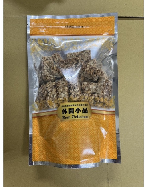 黑金剛花生酥 手工古早味花生角酥 黑芝麻糖, 1個, 黑金剛花生糖