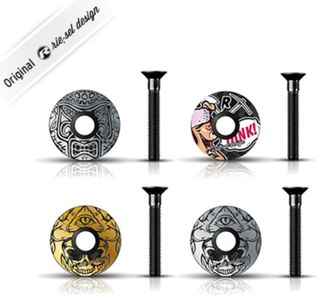 리젤디자인 헤드셋 스템 캡 탑캡, 몬스터블루, 1개