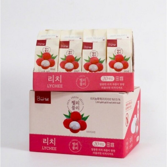 쉐프엠 젤리블리 리치 60g 20개 1박스