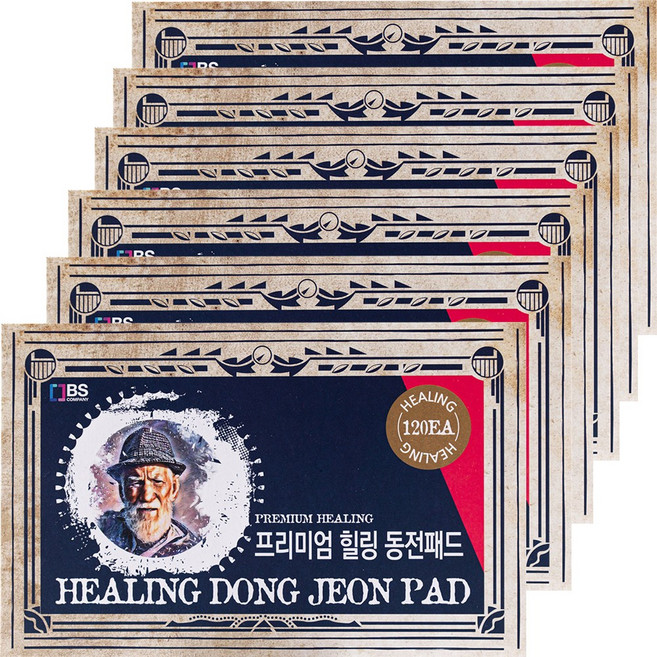 힐링 동전패드, 120매, 6개